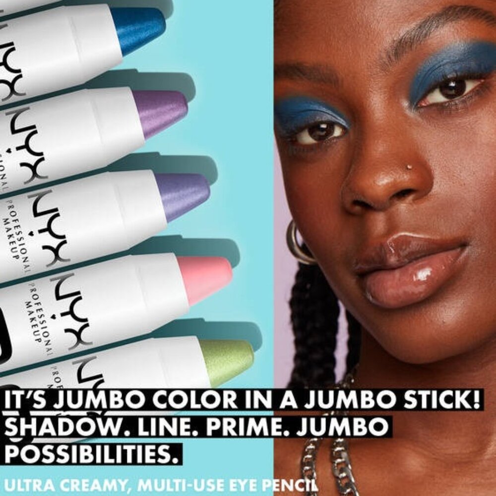 NYX Jumbo Eye Pencil Eyeshadow/Liner/Primer COLOR: FROSTING~SHIMMERING LIGHT TAN - Picture 7 of 7